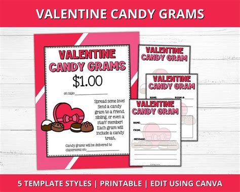 valentine grams fundraiser.